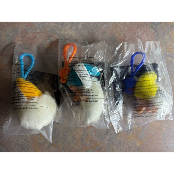 Lot of 3- VTG 2001 Snow White and The Seven Dwarves McDonald’s Meal; Toys #7,8,9 - Picture 1 of 2